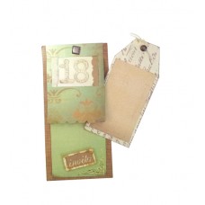 BIGLIETTO PER 18 ANNI - 6cm X 16,5cm - PERSONALIZZABILE