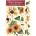 CARTA DA DECOUPAGE TRIDIMENSIONALE  GIRASOLI - DFD25 - STAMPERIA